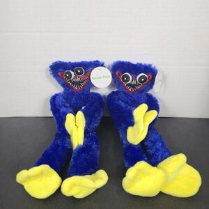 Huggy Wuggy Poppy Playtime Plush Stuffed Toy Animal Lot Of 2